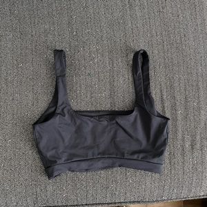 Garage, Black crop top, size XS.